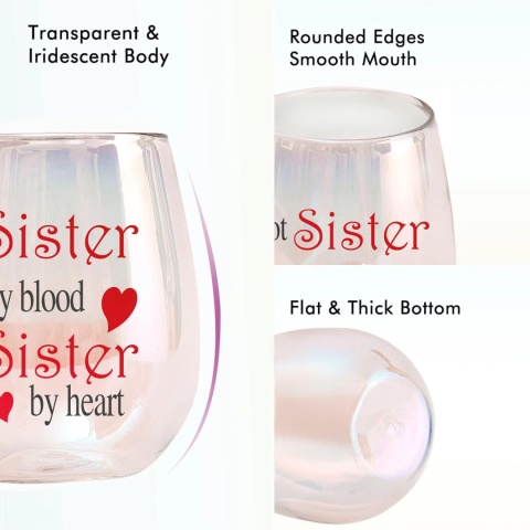 Prezent dla przyjaciolki Kieliszek do wina, szklanka 450 ml