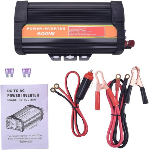 WZTO adapter napięciowy 600W/1200W Przetwornica napięcia 12V USB WZTO adapter napięciowy 600W/1200W Przetwornica napięcia 12V USB