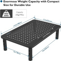 BONTEC Metalowe Stojaki Ergonomiczna Regulacja Wysokości Monitora 2szt