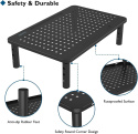 BONTEC Metalowe Stojaki Ergonomiczna Regulacja Wysokości Monitora 2szt