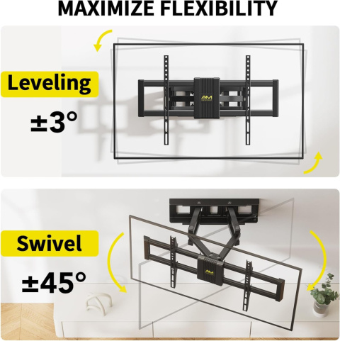 Alphamount Uchwyt ścienny do telewizora do telewizorów 4K LED i OLED Alphamount Uchwyt ścienny do telewizora do telewizorów 4K LED i OLED
