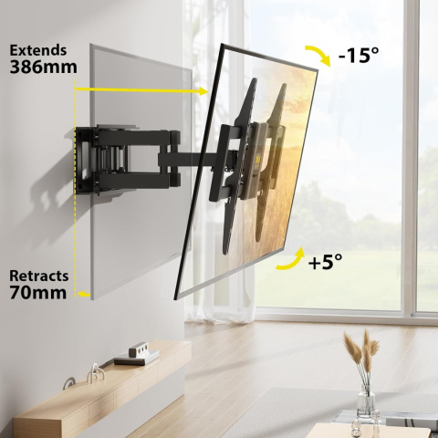 Alphamount Uchwyt ścienny do telewizora do telewizorów 4K LED i OLED Alphamount Uchwyt ścienny do telewizora do telewizorów 4K LED i OLED