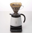 Hario V60 Izolowany Serwer Metalowy, 600 ml, Biały, dzbanek do kawy