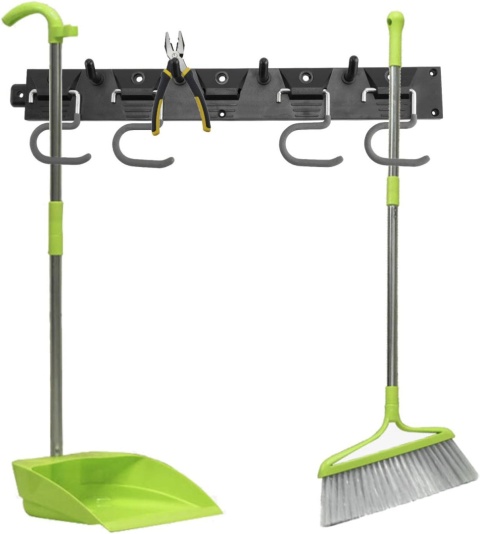 Homtone Organizer na narzędzia ogrodowe, 162 cm regulowany