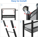 LIANTRAL Wąski wózek do przechowywania, 4-poziomowy regał