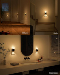 Lampki nocne LED Lyridz z czujnikiem ruchu, do kontaktu zestaw 2 szt
