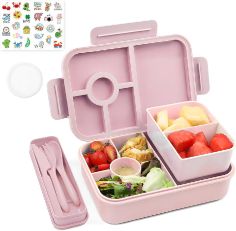 Lunch Box Bento Bugucat z przegródkami, 1300 ml