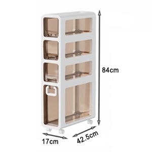 Szafka łazienkowa z szufladami, na kółkach, wodoodrorna, pyloszczelna