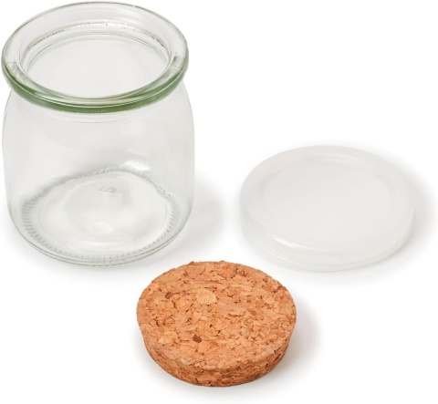 Zestaw 40 małych pojemników 150 ml na przyprawy z etykietami