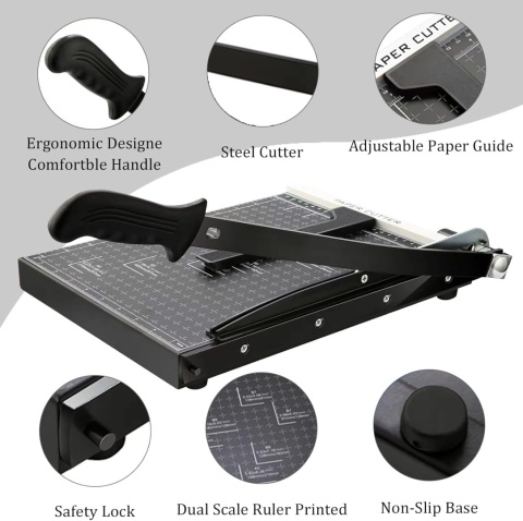 COOCHEER Profesjonalna przecinarka do papieru, A4