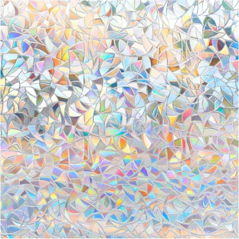 Folia ochronna na okna DOWELL,60 x 300 cm dekoracyjne witraże