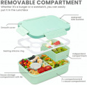 Lunchbox dla dzieci Bugucat, 1300 ml, +22 akcesoriaa Bento Box