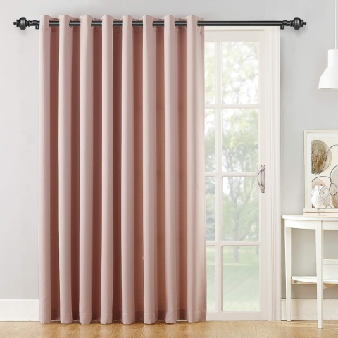 SZXIMU Karnisz wysuwany czarny 91-182 cm, karnisz z okrągłą końcówką