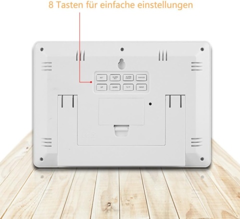 Duży cyfrowy budzik Temperatura, Funkcja drzemki, z kalendarzem