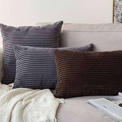 MIULEE poszewki na poduszki 2 sztuki, 40 x 40 cm,