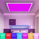 MLOQI RGB LED lampa sufitowa 36 W IP44 wodoodporna, 2700K-6500K