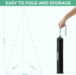 Przenośny stojak na sztalugę artystyczną 150 cm: Ohuhu regulowany