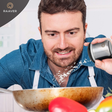 RAAVER MagRack, zestaw magnetycznych pojemników na przyprawy