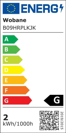 WOBANE Taśma LED z czujnikiem ruchu, 2 metry - 2 sztuki