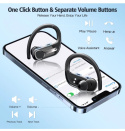 Bezprzewodowe słuchawki douszne Pollway Bluetooth 5.3 z powerbank 1800 mAh