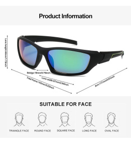 Jatuke Spolaryzowane Okulary przeciwsłoneczne dla mężczyzn i kobiet Ultra twardej lekkiej ramki UV 400