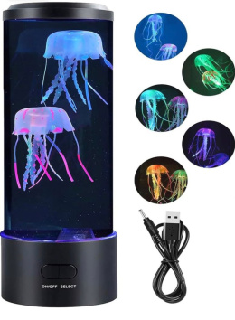 Lampka nocna pływające meduzy