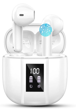 Renimer Bezprzewodowe słuchawki Bluetooth z mikrofonem HD, HiFi, CVC 8.0, redukcja szumów, wodoszczelność IP7