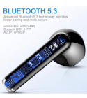 Słuchawki Bluetooth 5.3 z 4 mikrofonami, Bluetooth HiFi, LED, 25 godzin