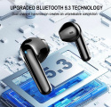 Słuchawki Bluetooth,Redukcja szumów, Sport IP7 Wodoodporny Stereo/LED/USB-C