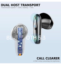 Słuchawki bezprzewodowe, słuchawki Bluetooth 5.3 z HD Mikrofon - Powystawowe
