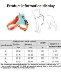 Zestaw odblaskowych szelek i smycz Oddychający - Regulowany - Odpinany dla małych i średni h psów - rozmiar S