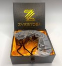 Zvestoba Pas Regulowany Pasek Unisex, nylonowy , metalowa czarna klamra , czerwony