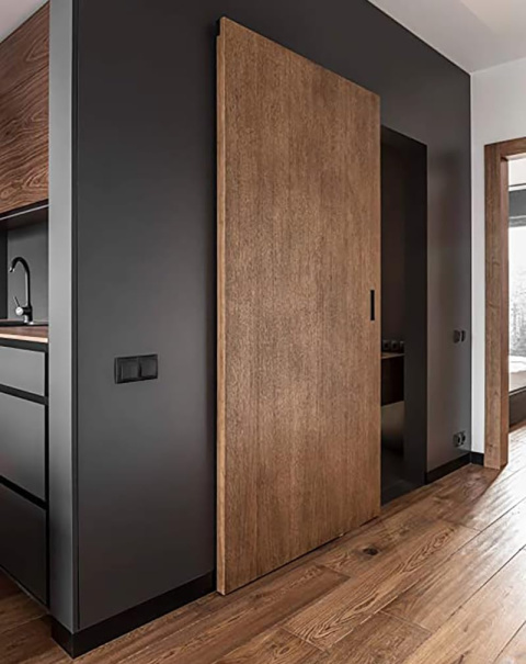 BINARIO MAGICAL Niewidoczne drzwi przesuwne system prowadnic 80-120cm