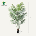 CROSOFMI Sztuczne rośliny Areca Palm 150 cm, drzewko tropikalne