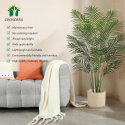 CROSOFMI Sztuczne rośliny Areca Palm 150 cm, drzewko tropikalne