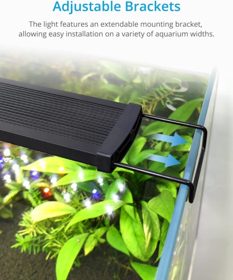 NICREW SlimLED lampa do akwarium pełne spektrum, timer 120-140cm