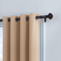 SZXIMU Karnisz wysuwany czarny 91-182 cm, karnisz z okrągłą końcówką SZXIMU Karnisz wysuwany czarny 91-182 cm, karnisz z okrągłą końcówką