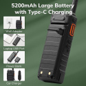 BAOFENG UV-25 radiotelefon multi-band taktyczne Walkie Talkie 5200 mAh