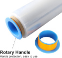 Folia stretch BOMEI PACK 380 mm x 450 metrow, z obrotowym rękawem Folia stretch BOMEI PACK 380 mm x 450 metrow, z obrotowym rękawem
