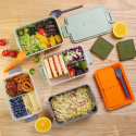 Linoroso Pudełko śniadaniowe z 3 przegródkami Bento- lunch box