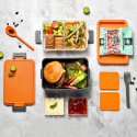 Linoroso Pudełko śniadaniowe z 3 przegródkami Bento- lunch box