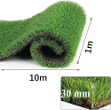 Sztuczna murawa, 1 x 10 m, sztuczna trawa o wysokiej gęstości
