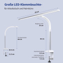 Kary Desk Lampa Ściemnialna architekta LED 24W z 5 temperaturami 80 cm