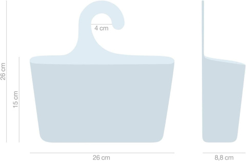 LIVARNO HOME Wielofunkcyjny kosz do przechowywania 2 szt 26x26 x9,5cm