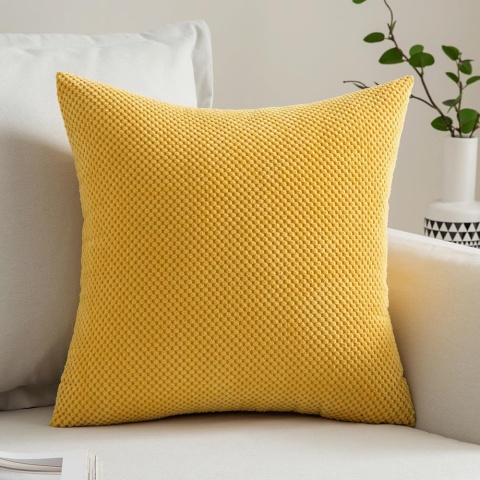 MIULEE zestaw 2 poszewek na poduszki 50 x 50 cm