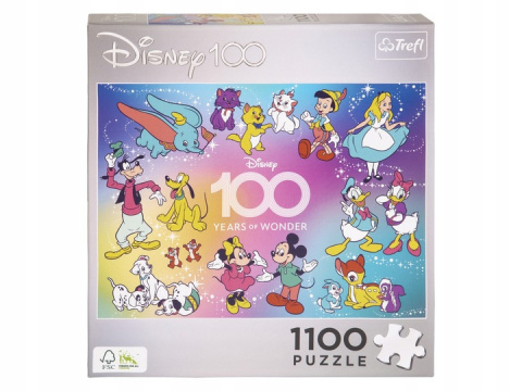 Puzzle Trefl 1100 elementow Disney 100 lat cudów Classic 93357