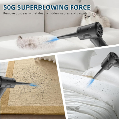 6000mAh Dysza sprężonego powietrza - odkurzacz do komputera