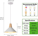 AWEKLIY Lampy wiszące L Lampa wisząca Nowoczesny styl zestaw 2 sztuk