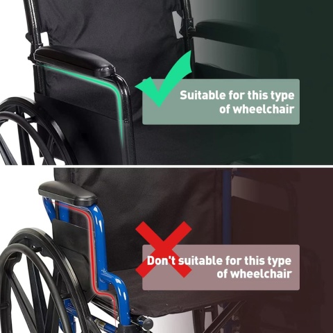 Jiangding Poduszka na wózek inwalidzki niebieska