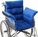 Jiangding Poduszka na wózek inwalidzki niebieska